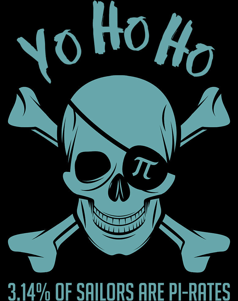Weird Science Pi-rate Skull Official Men's T-shirt ()