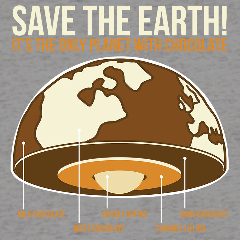 Weird Science Save The Earth - Chocolate Official Men's T-Shirt ()
