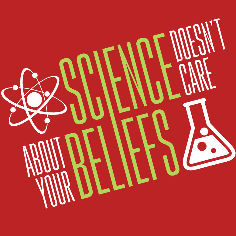 Weird Science Science Doesn't Care Official Men's T-shirt ()