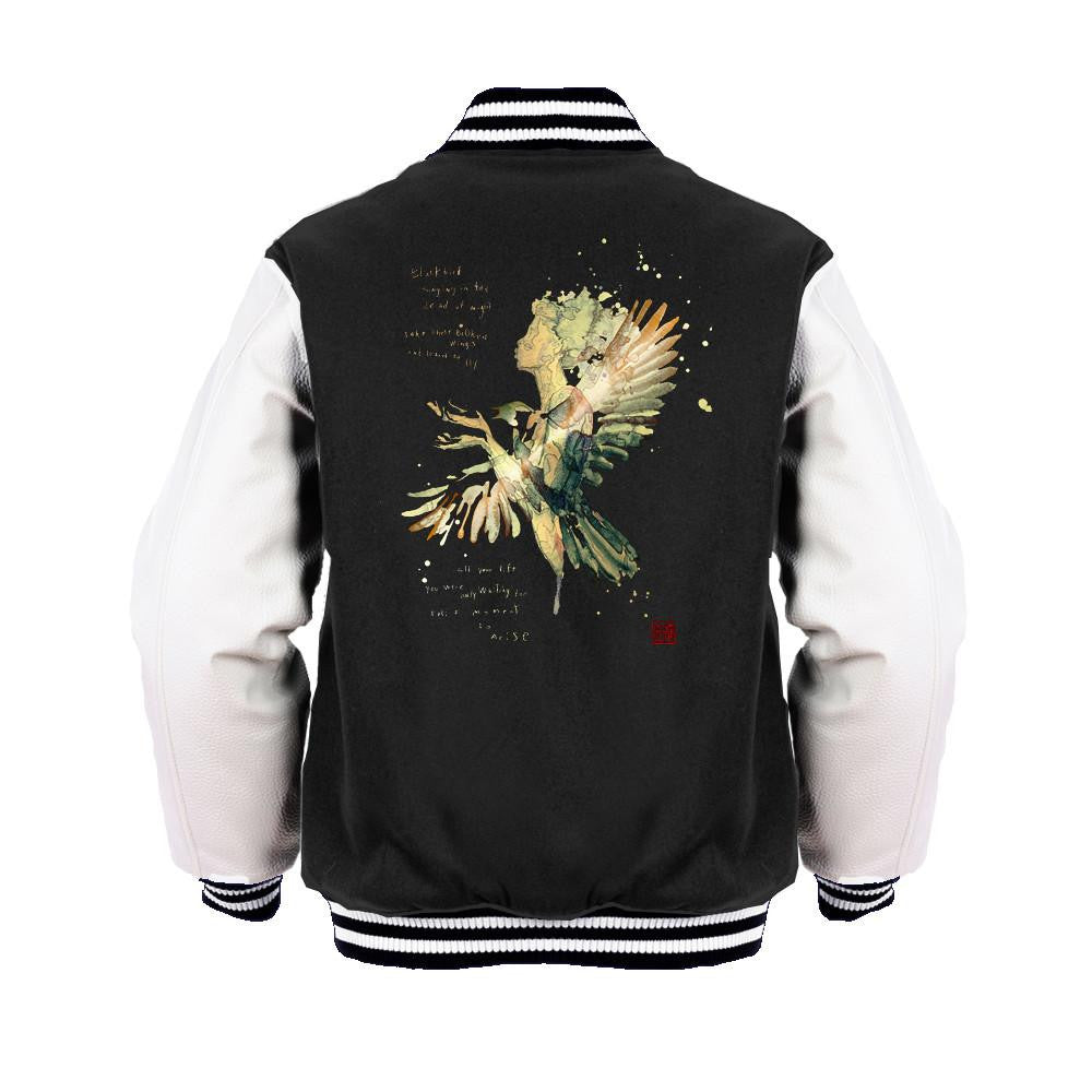 Beatles David Mack Blackbird Official Varsity Jacket ()