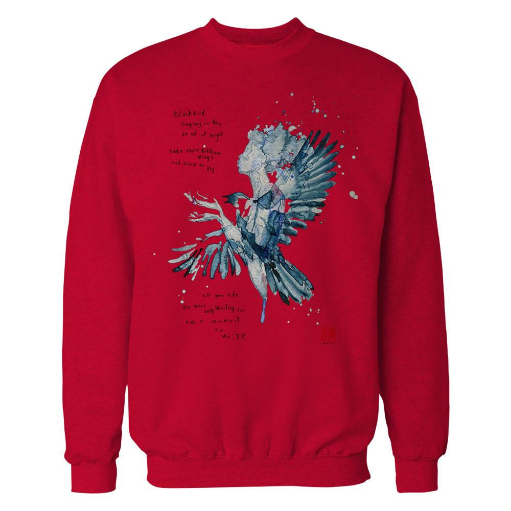Beatles David Mack Blackbird Official Sweatshirt ()