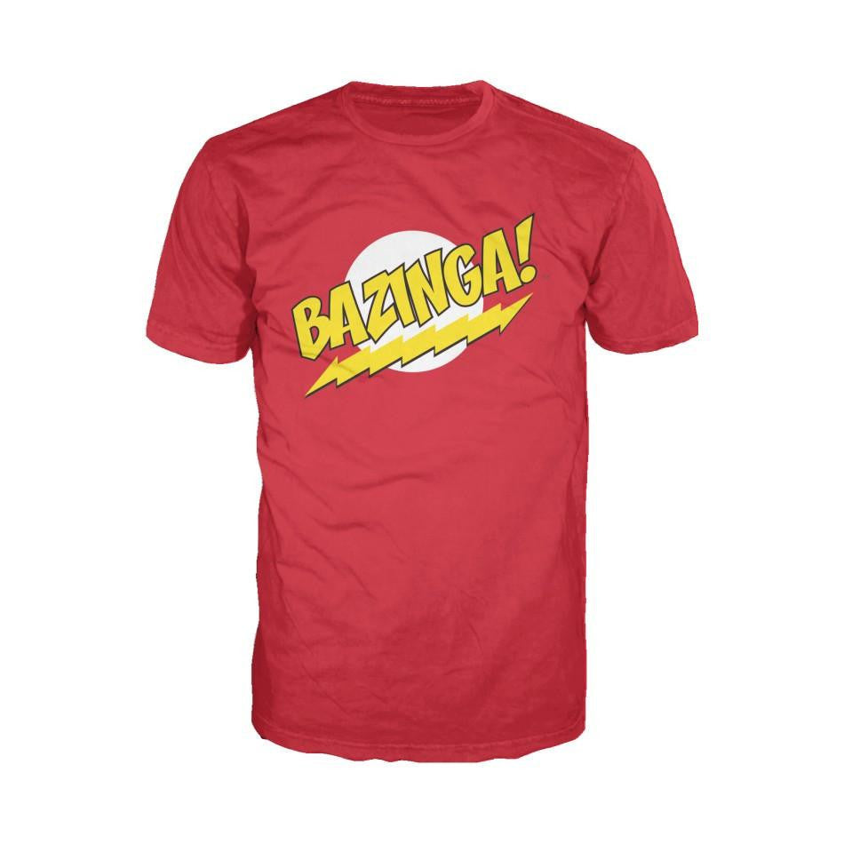 Big Bang Theory Logo Bazinga Official Men's T-Shirt ()
