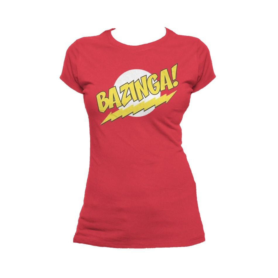 Big Bang Theory Logo Bazinga Official Women's T-Shirt ()
