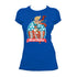 DC Comics Bombshells Supergirl Badge Keep Flying Official Women's T-shirt ()