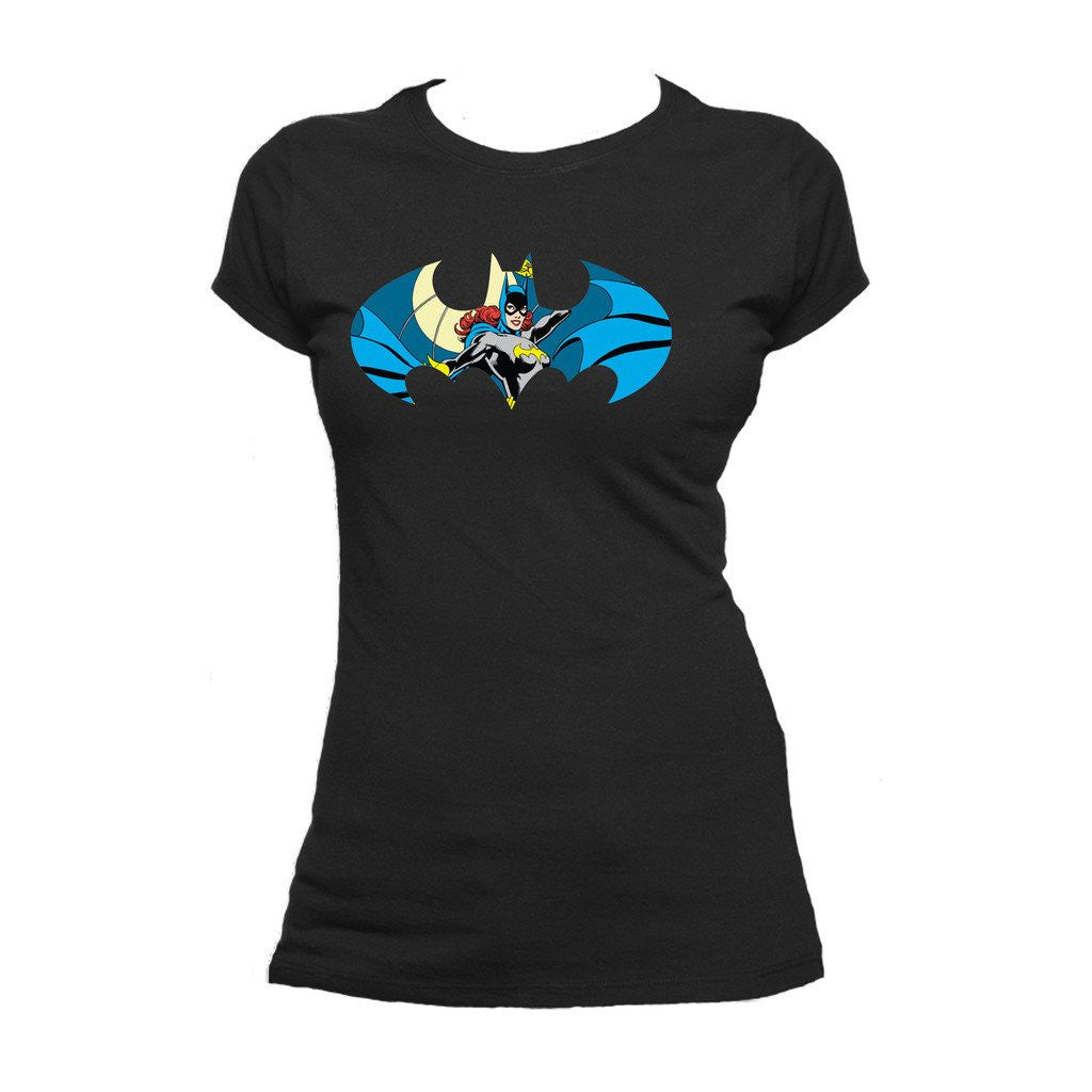 DC Comics Batgirl Logo Character Shield Official Women's T-shirt ()