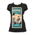 DC Comics Bombshells Harley Quinn Poster Iceberg Club Official Women's T-shirt ()