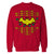 DC Comics Justice League Batman Xmas Pattern Ha Official Sweatshirt ()