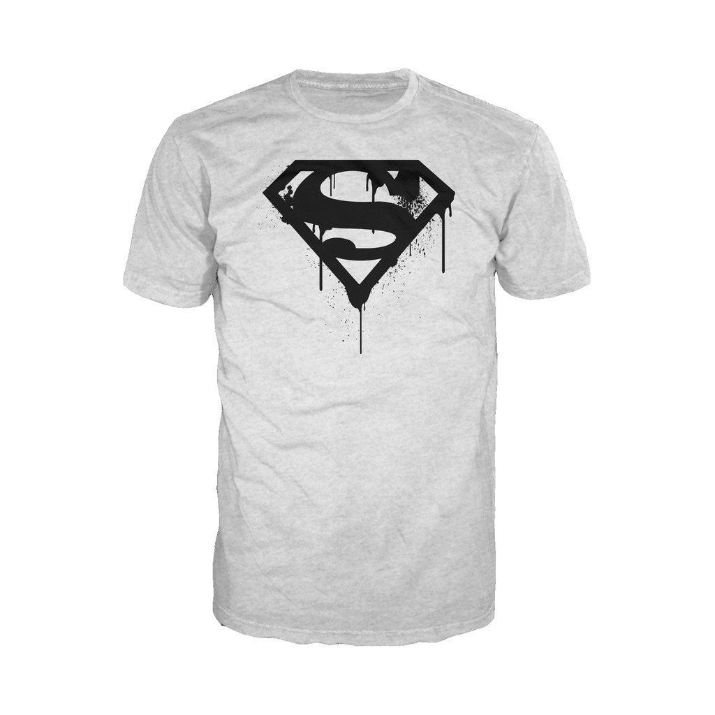 DC Comics Superman Logo Doomsday Graff Official Men's T-shirt ()