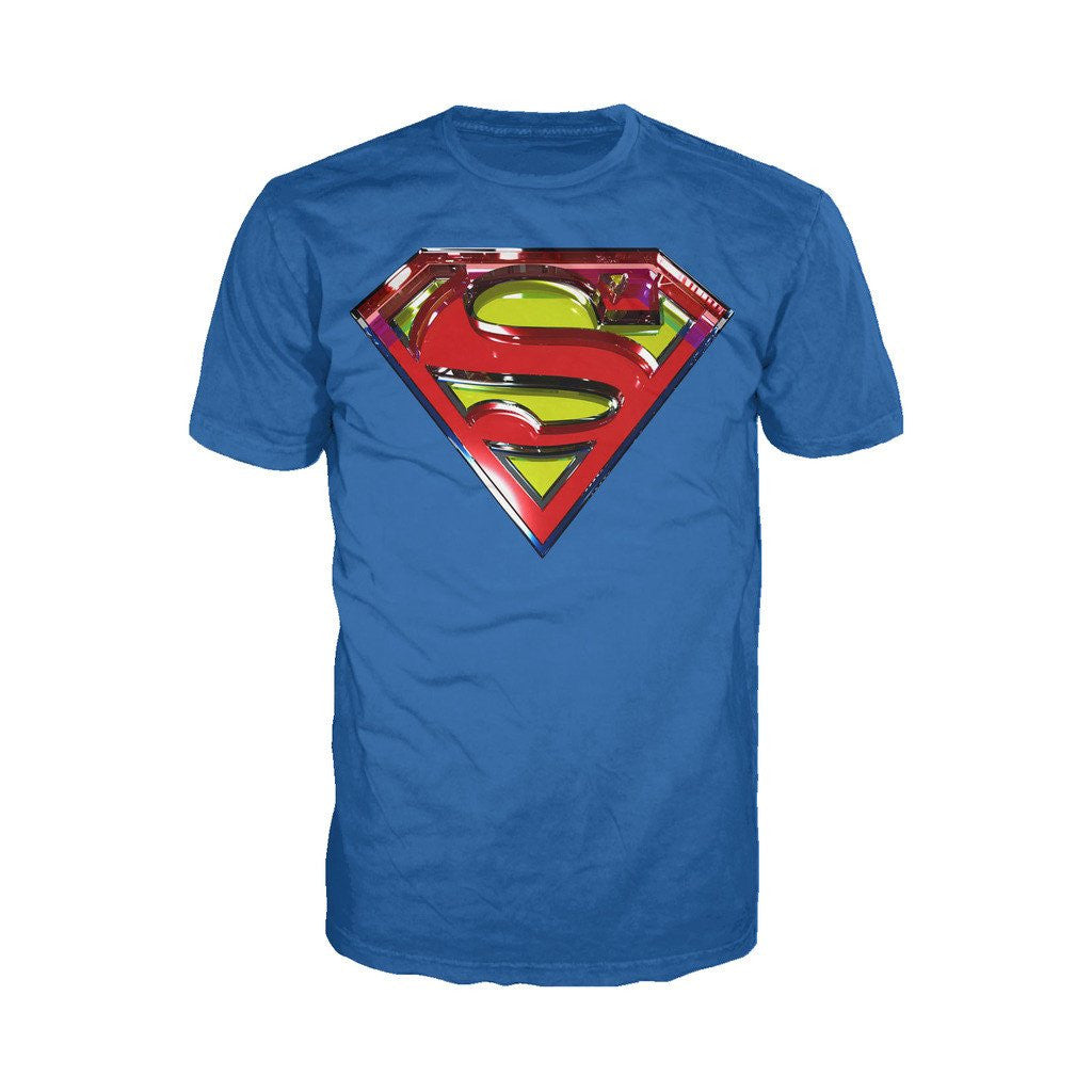 DC Comics Superman Logo Glass Official Men's T-shirt ()