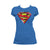 DC Comics Superman Logo Glass Official Women's T-shirt ()