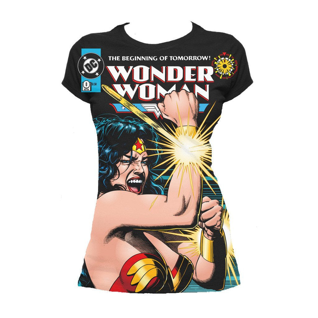 DC Comics Wonder Woman Cover #0 Official Women's T-shirt (All Over Print)