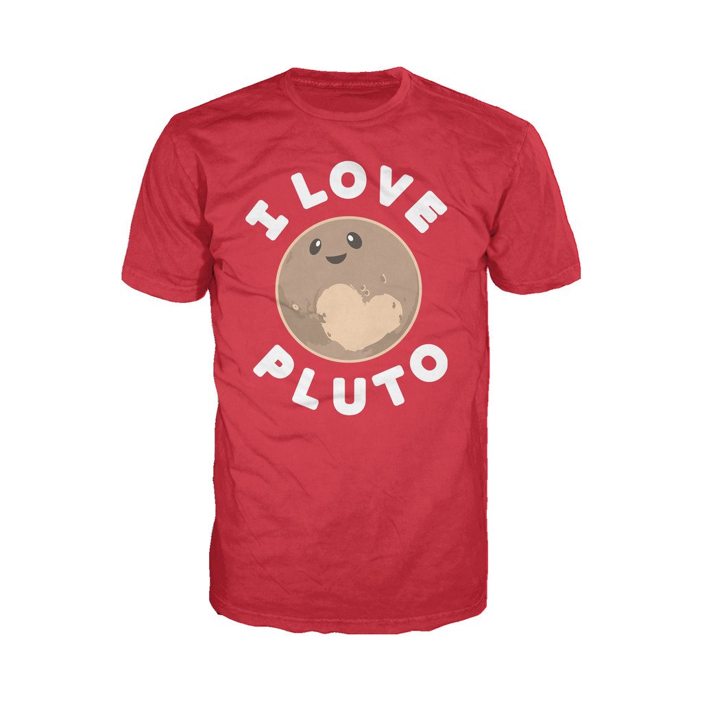 Weird Science I Love Pluto Official Men's T-shirt ()
