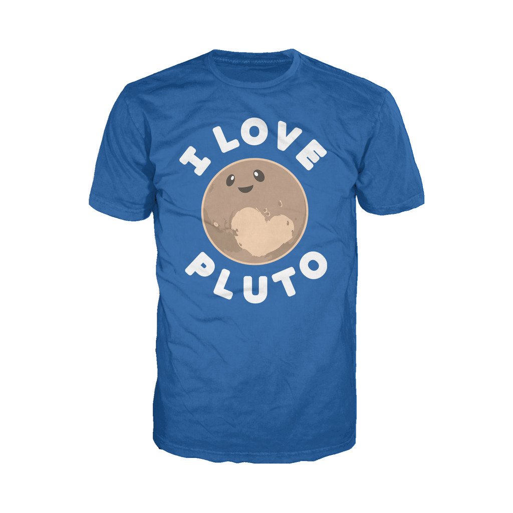 Weird Science I Love Pluto Official Men's T-shirt ()