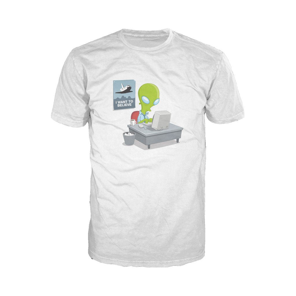 Weird Science I Want To Believe Official Men's T-shirt ()