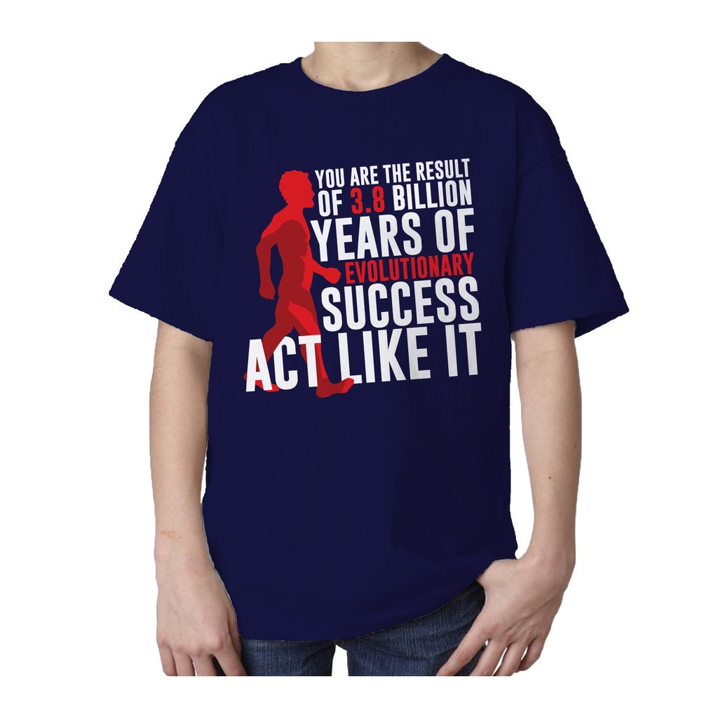 Weird Science Evolutionary Success Official Kid's T-shirt (Red)