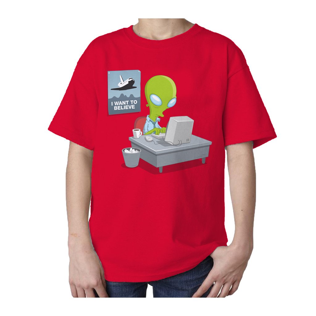Weird Science I Want To Believe Official Kid's T-shirt ()
