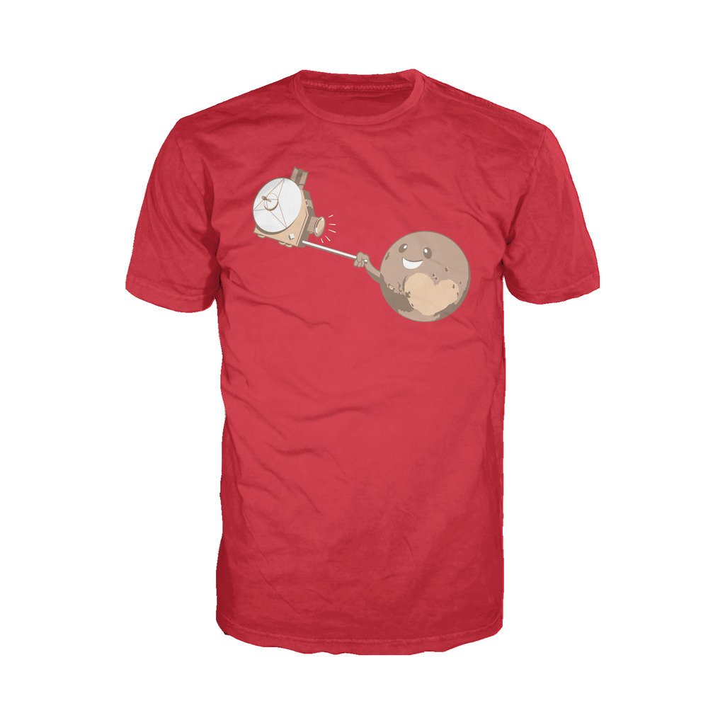 Weird Science Pluto Selfie Official Men's T-shirt ()