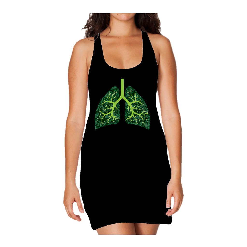 Weird Science Trees Are The Lungs Of Earth Official Women's Long Tank Dress ()