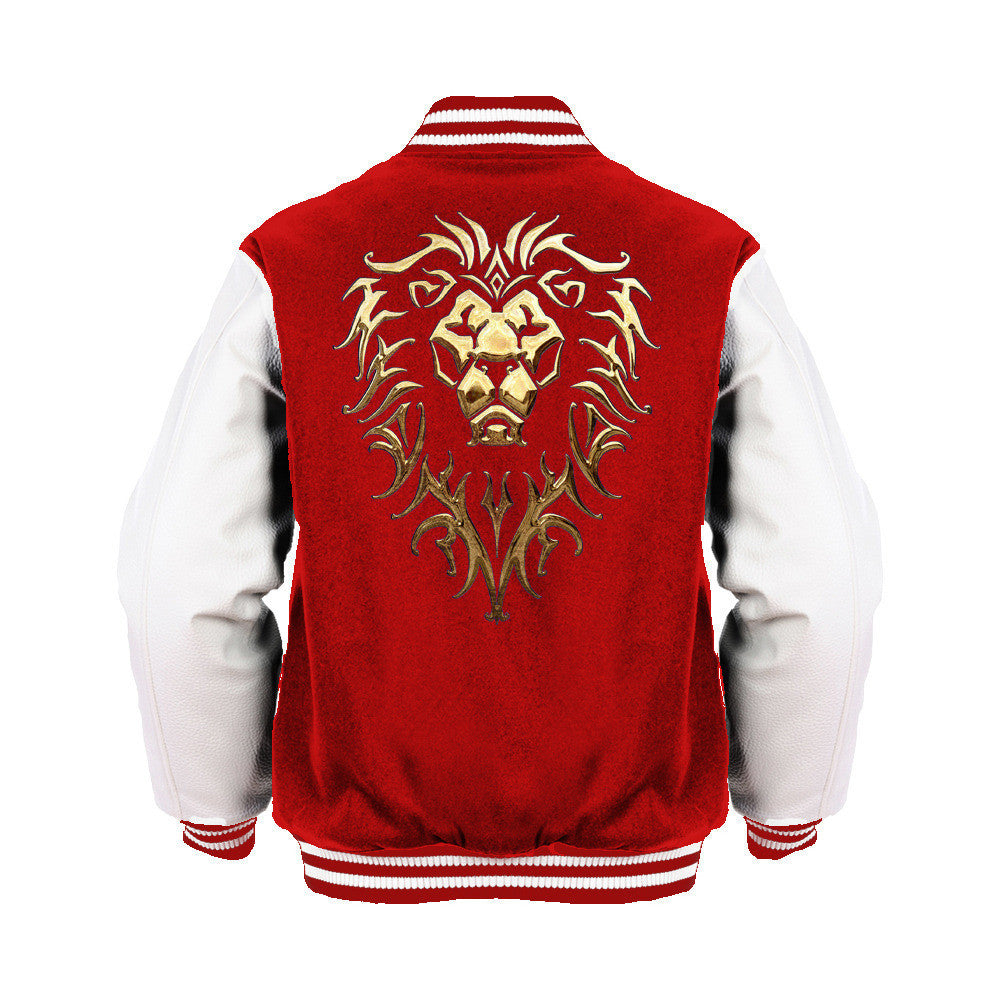 Warcraft Alliance Logo Metallic Official Varsity Jacket ()