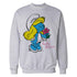 The Smurfs Smurfette Character Flowers Official Sweatshirt ()