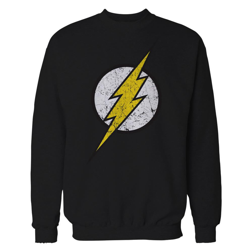 DC Comics Flash Modern Distressed Logo Official Sweatshirt ()