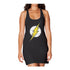 DC Comics Flash Modern Distressed Logo Official Women's Long Tank Dress ()