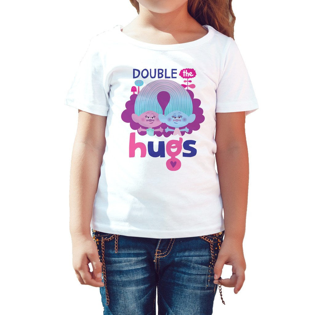 Trolls Double Hugs Official Kid's T-Shirt ()