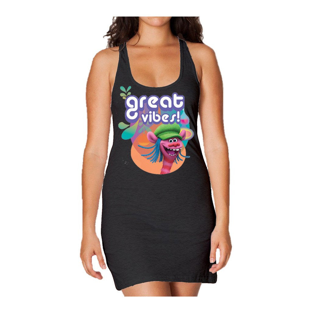 Trolls Great Vibes Official Women's Long Tank Dress ()