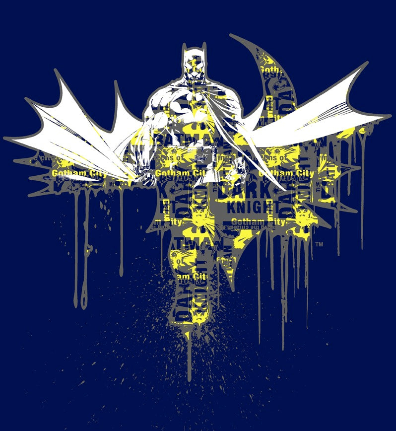 DC Comics Batman Graff Official Men's T-shirt ()