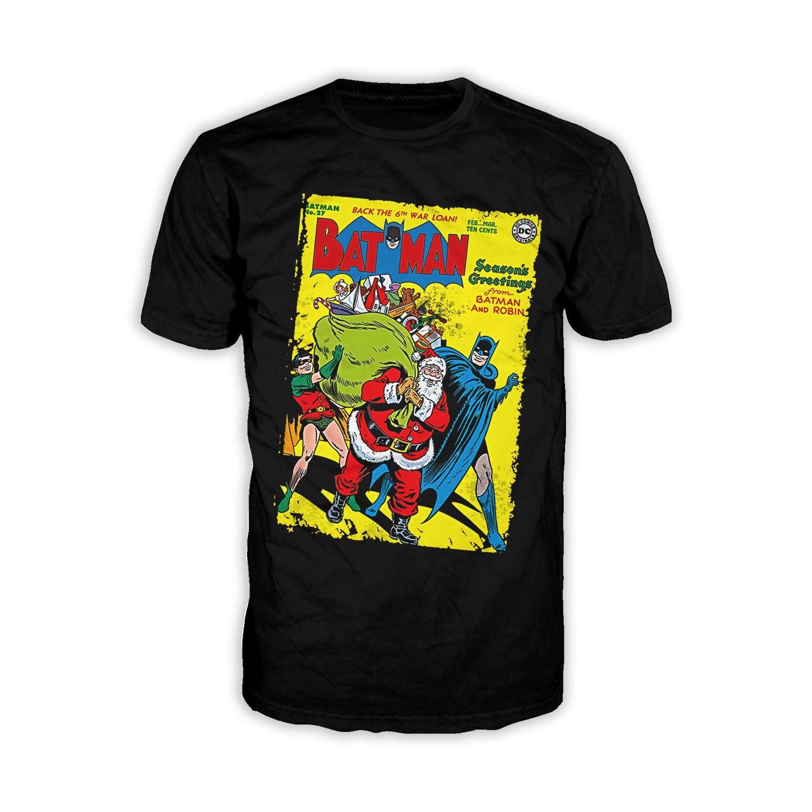 DC Comics Batman Cover 27 Xmas Men's T-shirt ()