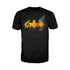 DC Comics Batman Logo Saturated Official Men's T-shirt ()