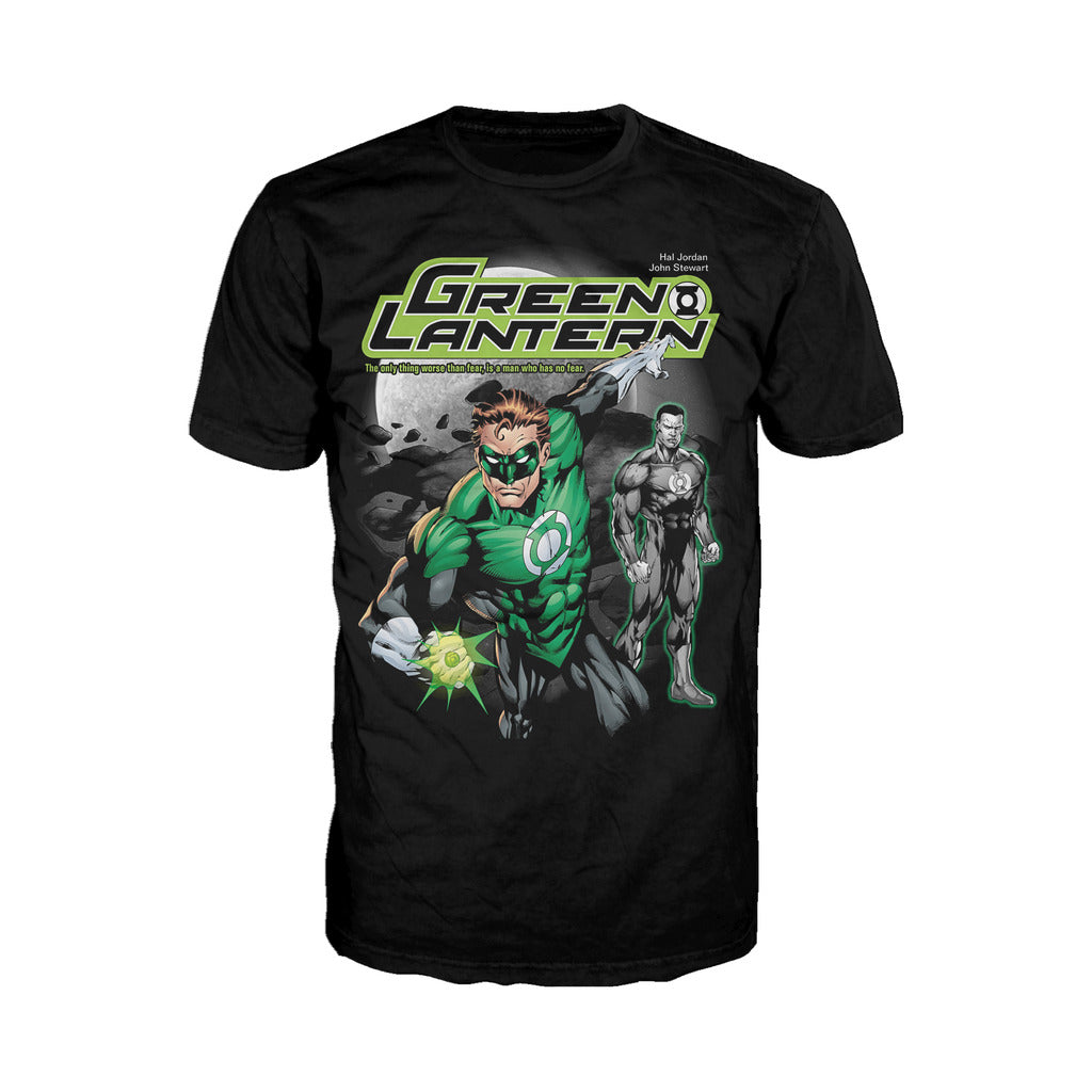 DC Comics Green Lantern Fashion Space Cops Official Men's T-shirt ()