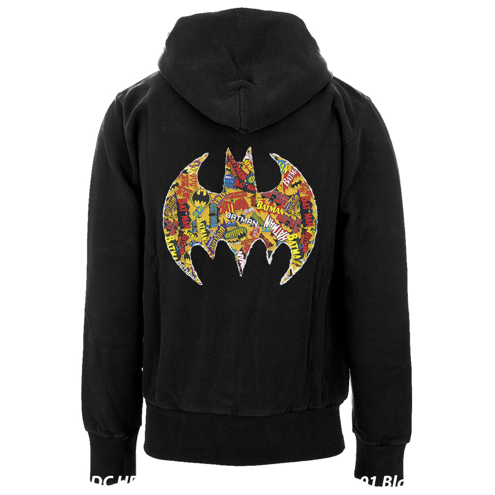 DC Comics Batman Comic Mash Logo Official Hoodie ()