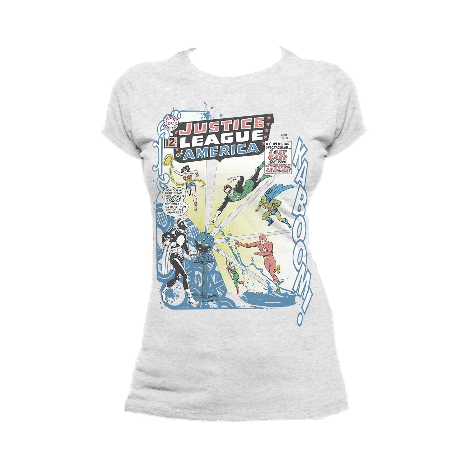 DC Comics Justice League Cover 12 Official Women's T-shirt ()