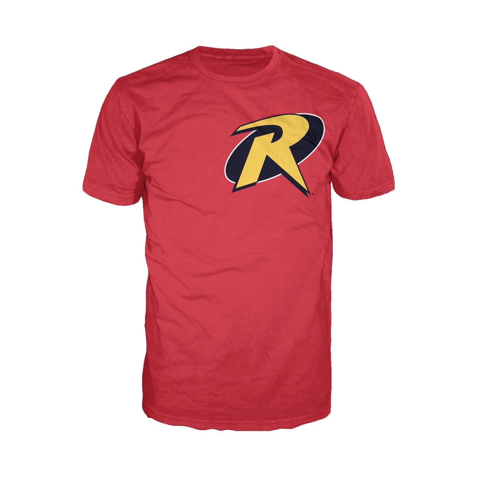 DC Comics Robin Logo Breast Official Men's T-shirt ()