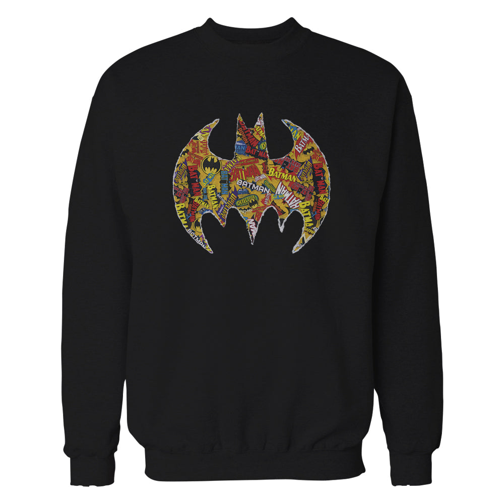 DC Comics Batman Comic Mash Logo Official Sweatshirt ()