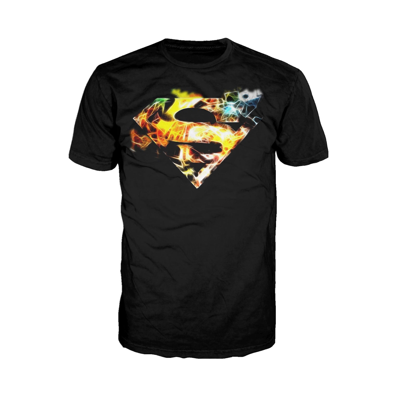 DC Comics Superman Logo Saturated Official Men's T-shirt ()