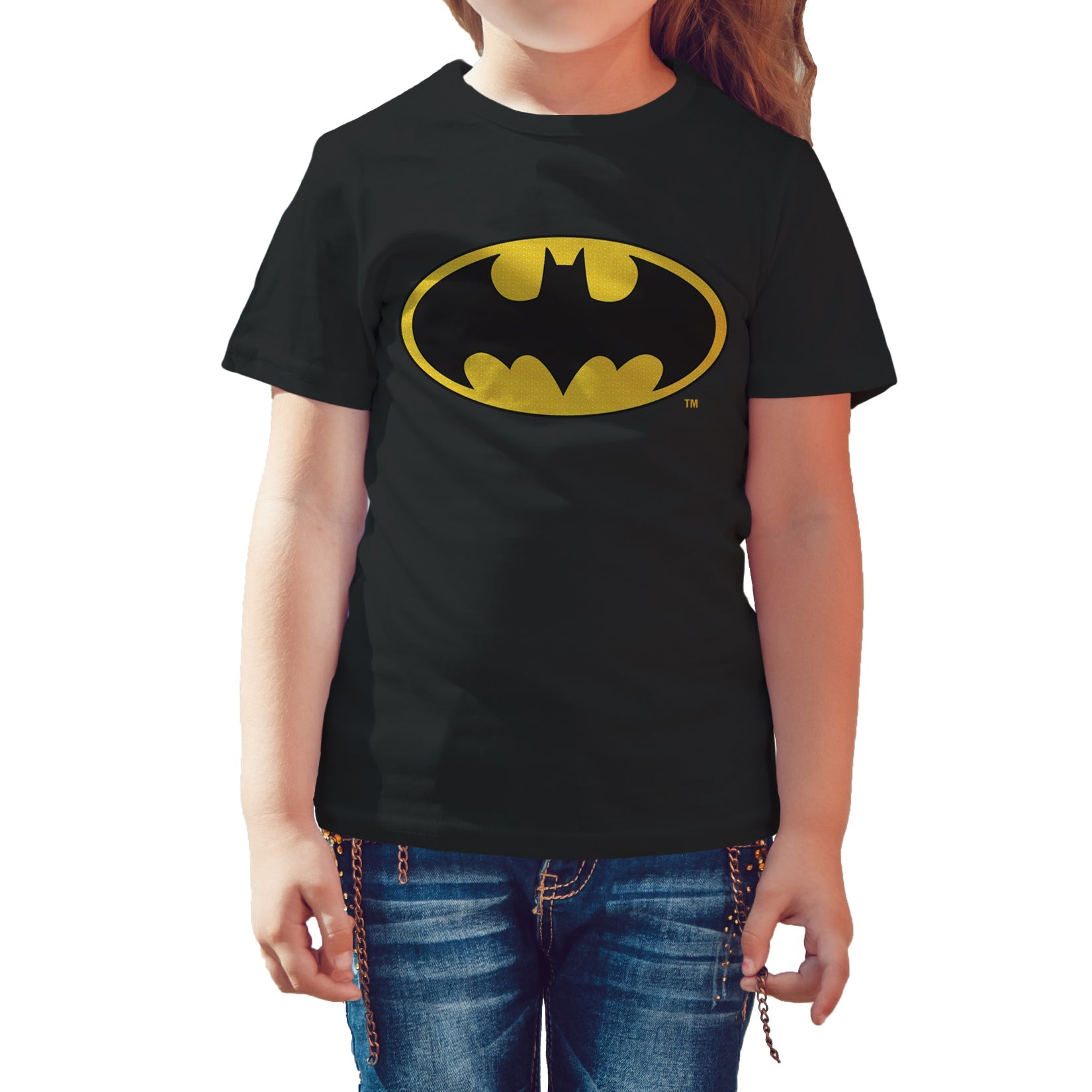 DC Comics Batman Logo Classic Official Kid's T-Shirt ()