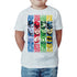DC Comics Justice League Stripped Official Kid's T-shirt ()