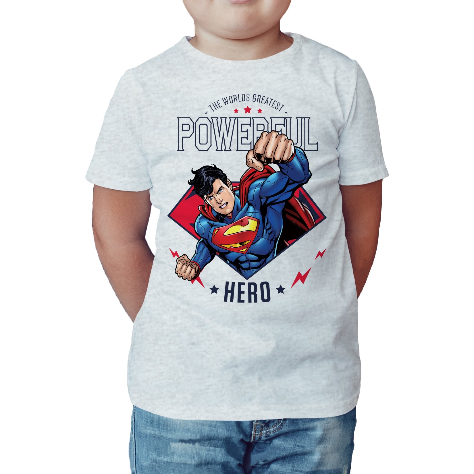 DC Comics Superman Power Official Kid's T-Shirt ()