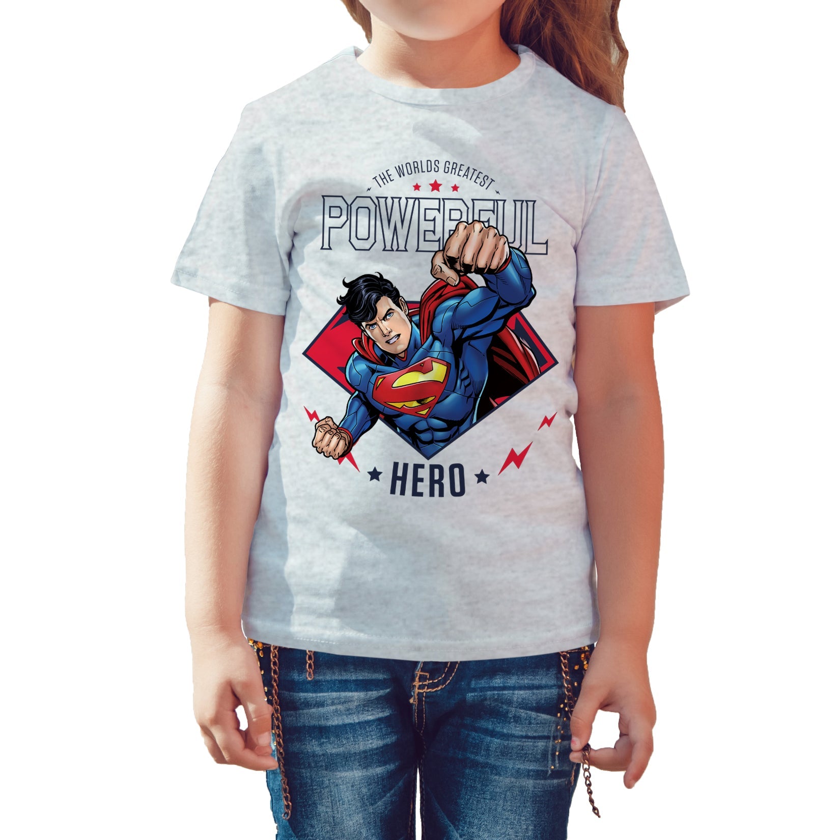 DC Comics Superman Power Official Kid's T-Shirt ()