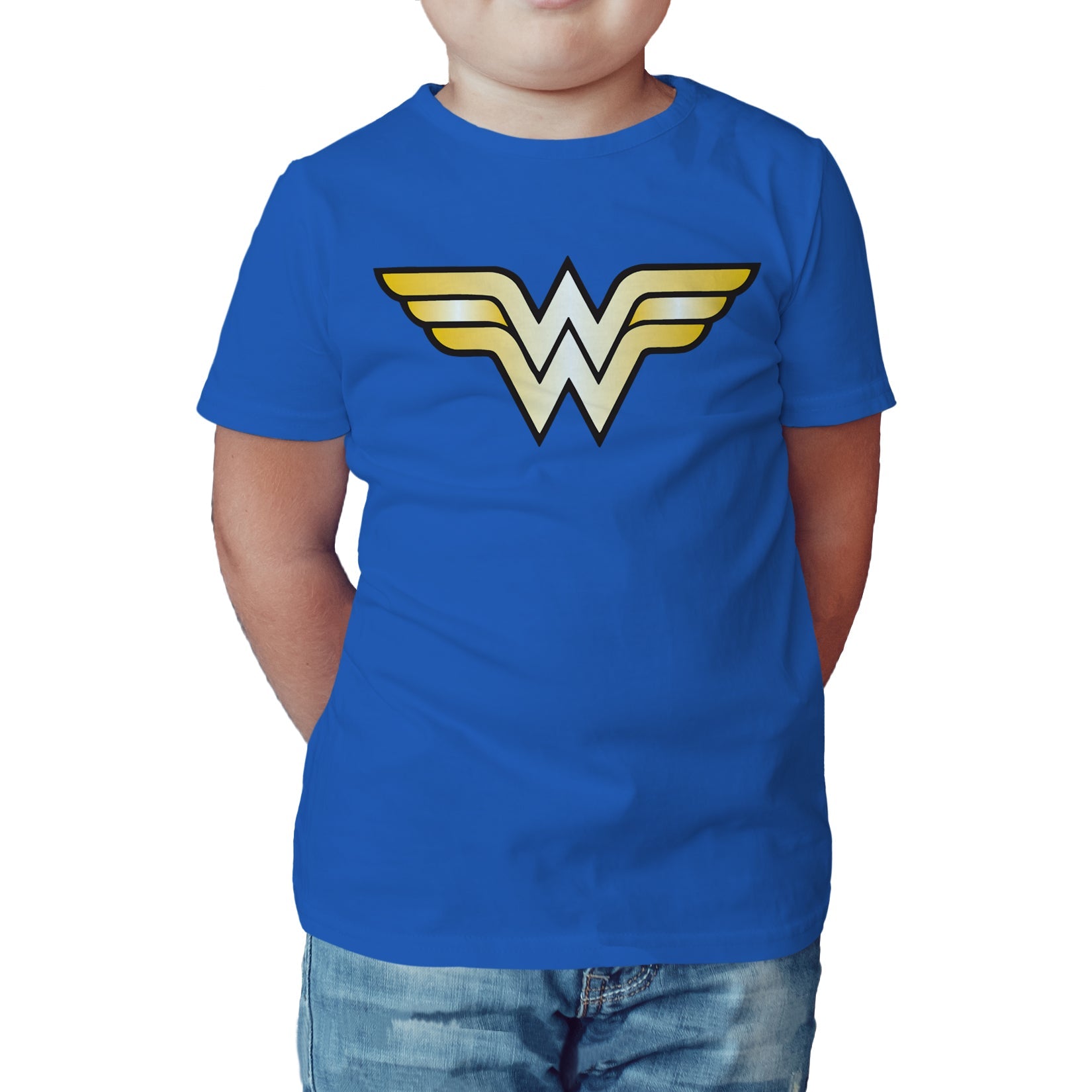 DC Comics Wonder Woman Logo Classic Official Kid's T-shirt ()