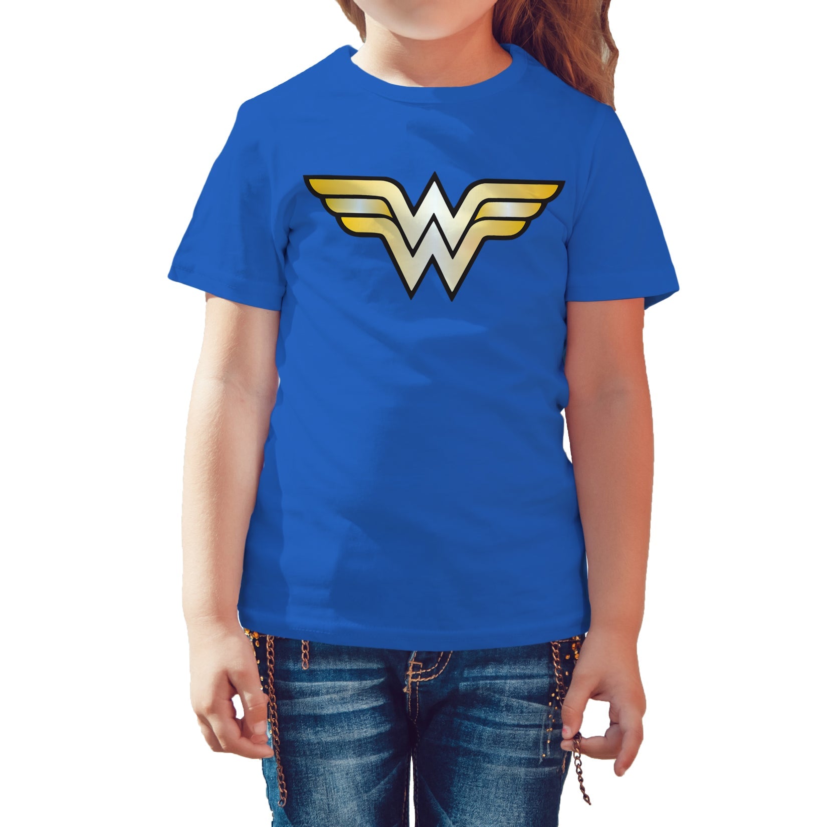 DC Comics Wonder Woman Logo Classic Official Kid's T-shirt ()