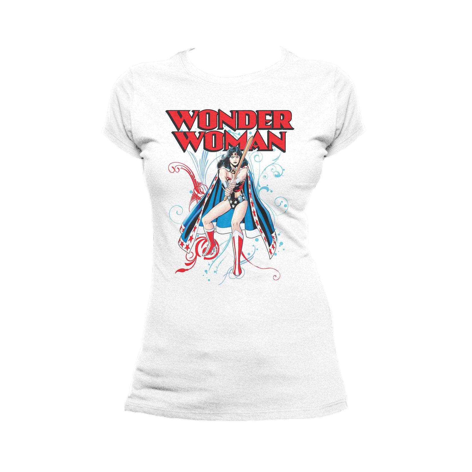 DC Comics Wonder Woman Splash Official Women's T-shirt ()