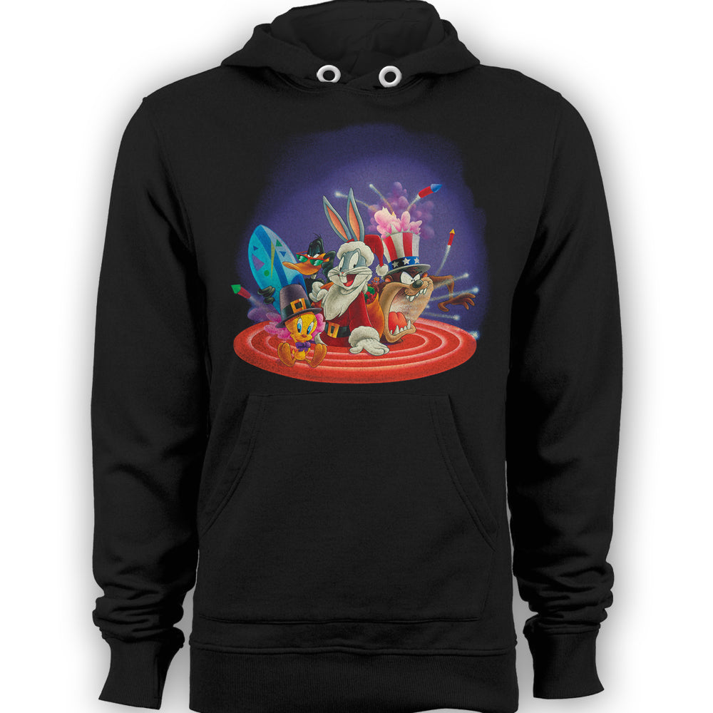 Looney Tunes Tooney Tunes American Holiday Official Hoodie ()