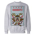 Looney Tunes Tasmanian Devil Xmas Naughty Official Sweatshirt (Heather )