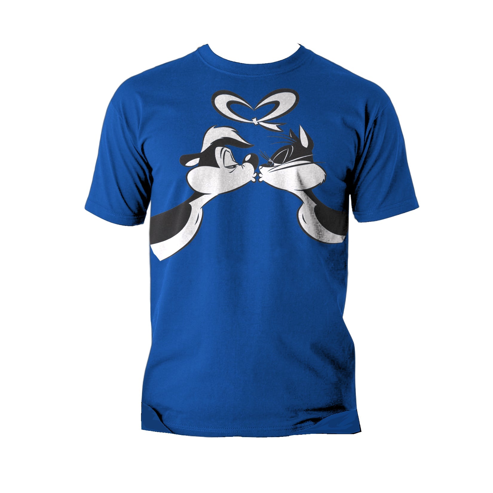 Looney Tunes Pepe Le Pew Valentines Kiss Official Men's T-Shirt ()