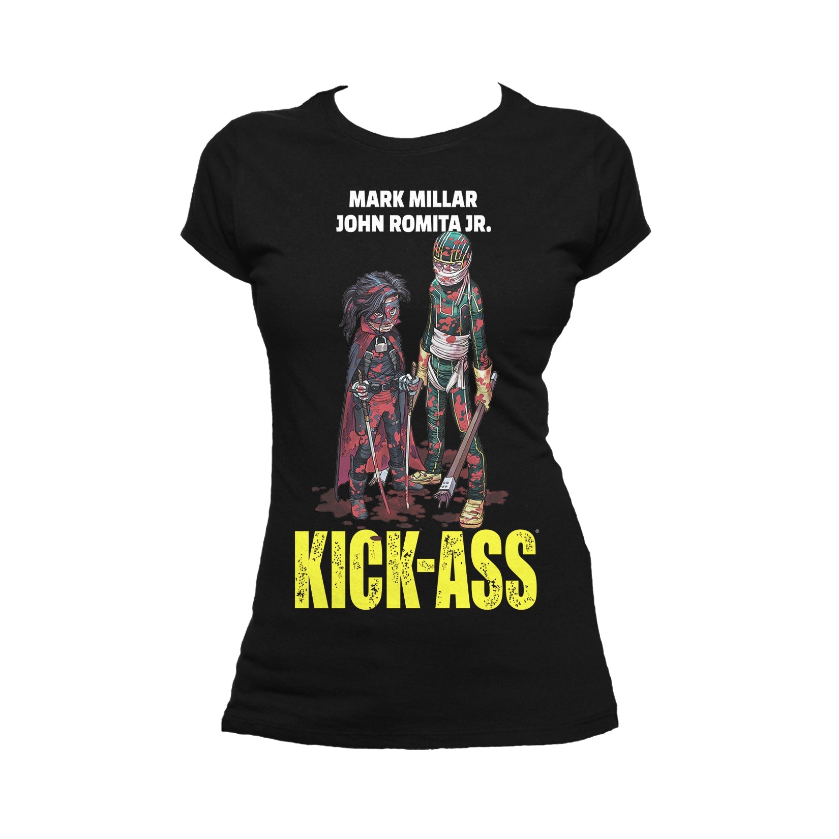 Kick-Ass Poster Hit Girl Bloody Official Women's T-Shirt ()