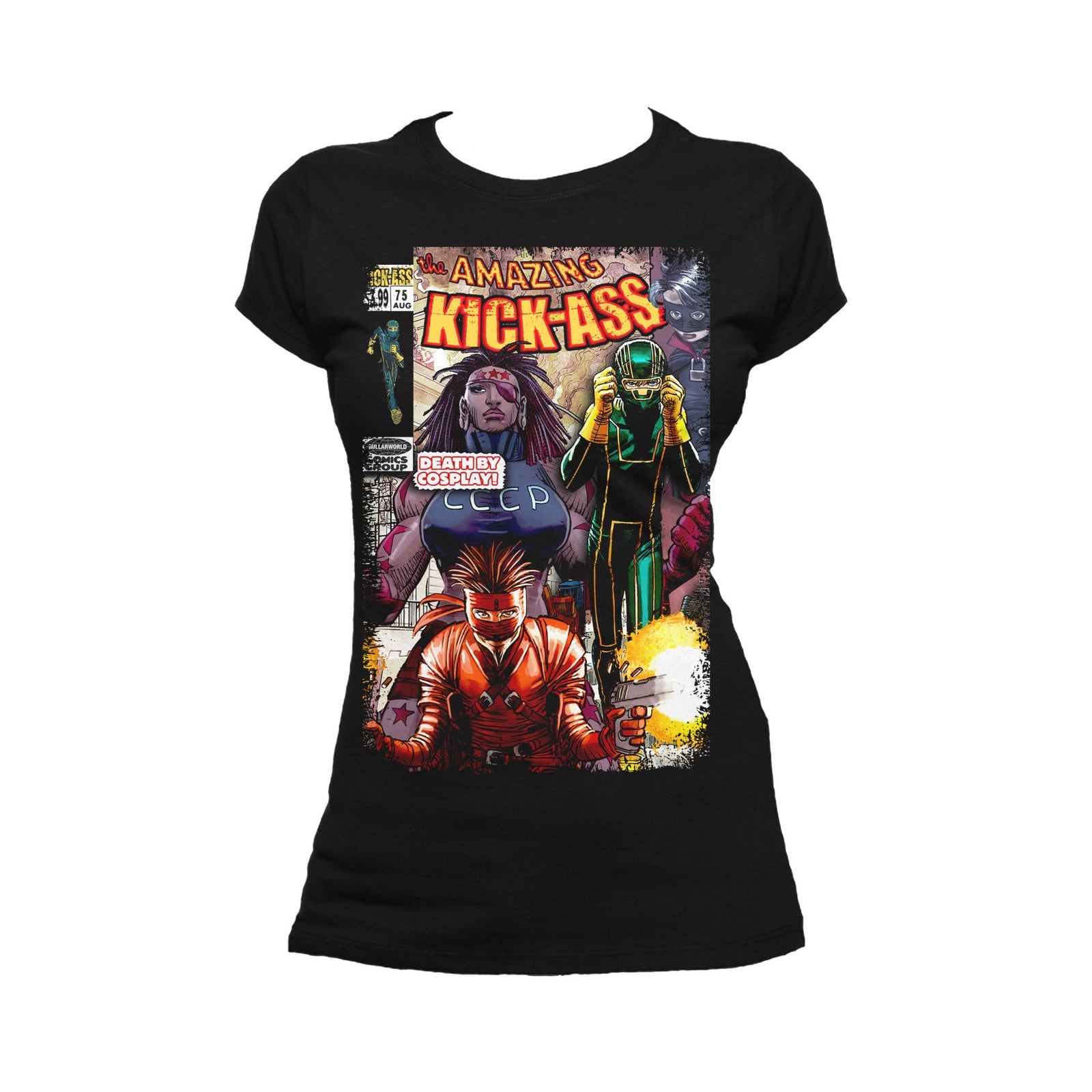 Kick-Ass Remix Cover Amazing Official Women's T-Shirt ()