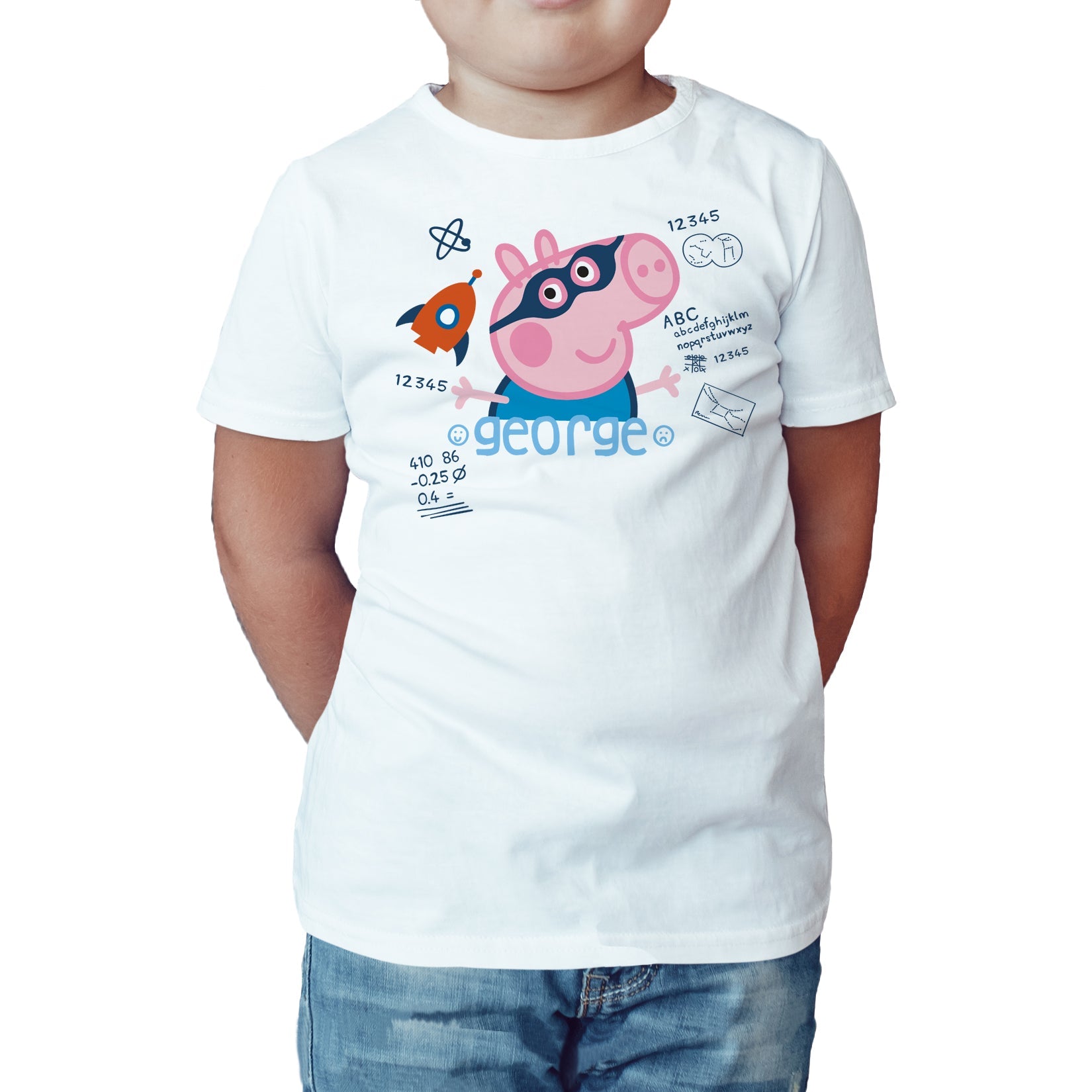 Peppa Pig George Doodle Official Kid's T-Shirt ()